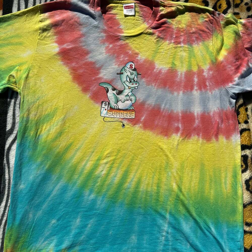 Supreme Dinosaur Tee Tie Dye SS20